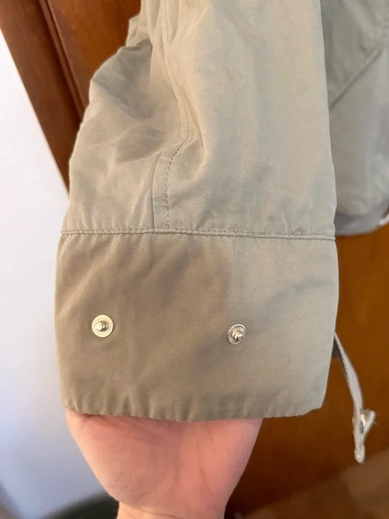 Zara Lightweight Hooded Snap Side. Top Jacket - Picture 6 of 13